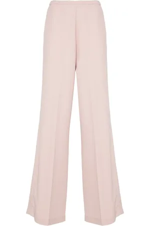 DRHOPE Wide-leg crepe trousers