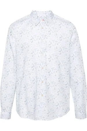 Paul Smith Leaf-print cotton shirt