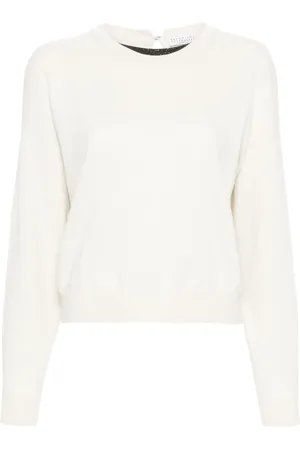 Brunello Cucinelli Monili chain-detail cashmere jumper