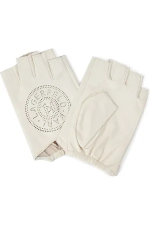 Karl Lagerfeld Leather fingerless gloves