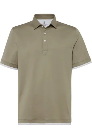 Brunello Cucinelli Polo-collar cotton polo shirt