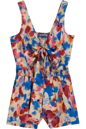 Vilebrequin Floral-print sleeveless playsuit