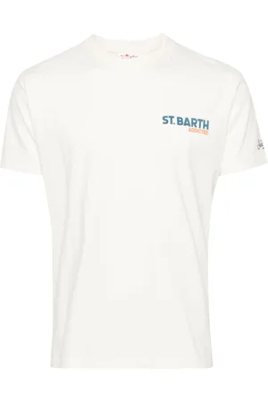 MC2 SAINT BARTH Illustration-print organic cotton T-shirt