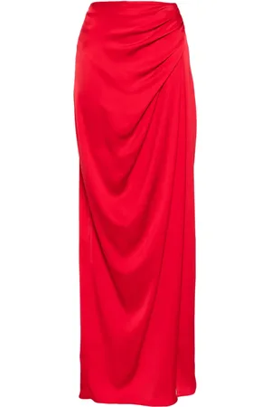 ISABEL SANCHIS Draped maxi skirt