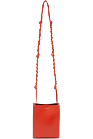 Jil Sander Tangle leather crossbody bag
