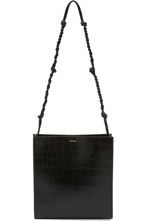 Jil Sander Tangle leather crossbody bag