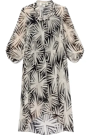 Diane von Furstenberg Graphic-print asymmetric dress