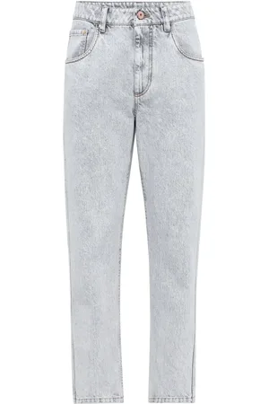 Brunello Cucinelli Mid-rise tapered jeans