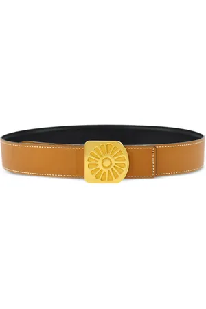 Hermès 1996 Le Soleil Hinflower belt