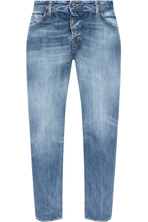 Dsquared2 Logo-patch cotton jeans