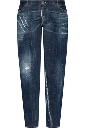 Dsquared2 Logo-patch cotton jeans