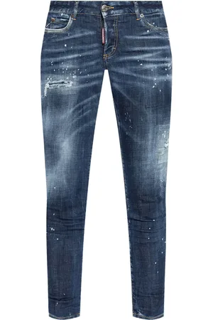 Dsquared2 Logo-patch cotton jeans