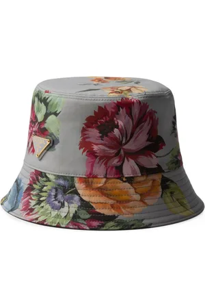 Prada Floral-print reversible bucket hat