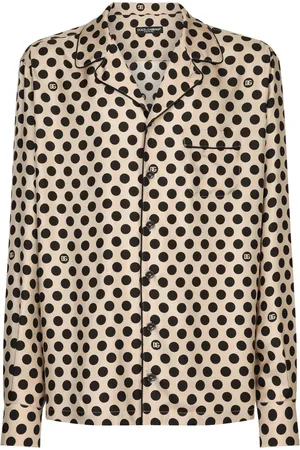 Dolce & Gabbana Polka dot-print silk shirt