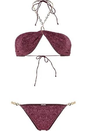 Oseree Lumière O Chain lurex bikini