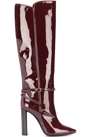 Saint Laurent Patent pointed toe boot