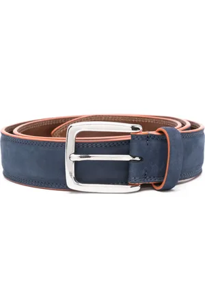 MOORER Buckled suede belt