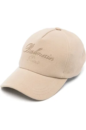 Balmain Embroidered-logo cotton cap