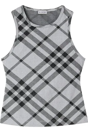 Burberry Checkered cotton top