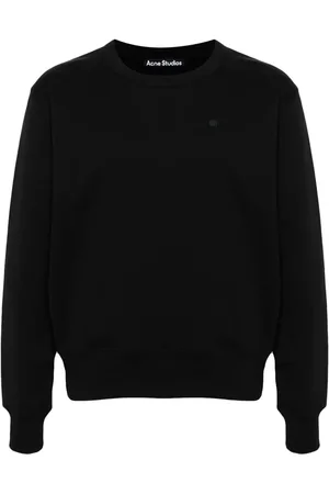 Acne Studios Face logo-appliqu?? cotton sweatshirt