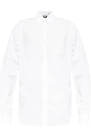 Dsquared2 Appliqué-logo cotton shirt