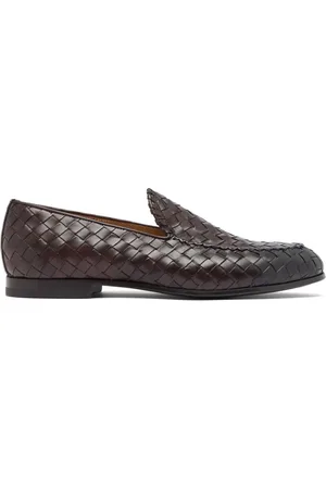 Scarosso Vittorio interwoven leather loafers