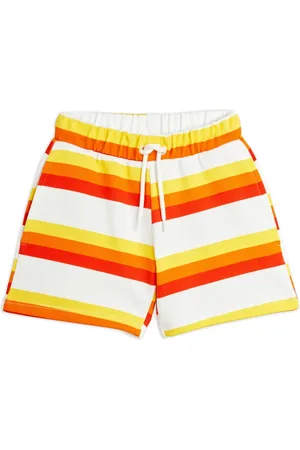 Mini Rodini Striped organic cotton shorts