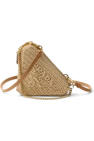 Prada Woven fabric mini-pouch