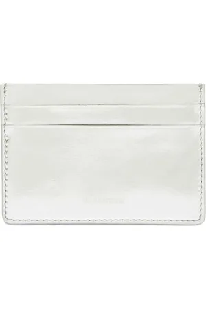 Jil Sander Logo-stamp leather cardholder