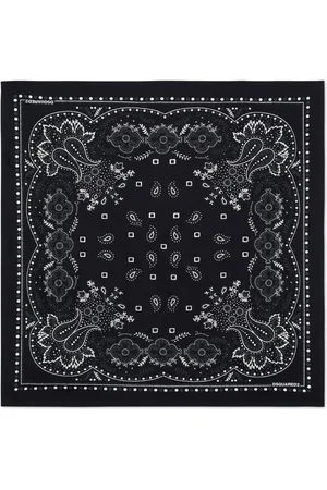 Dsquared2 Bandana-print silk scarf