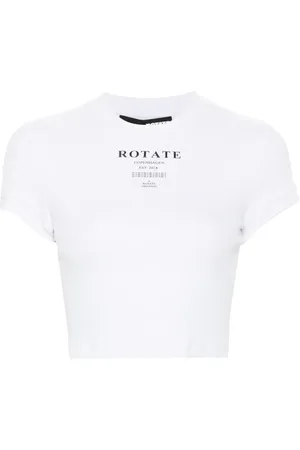 ROTATE Ribbed crop top