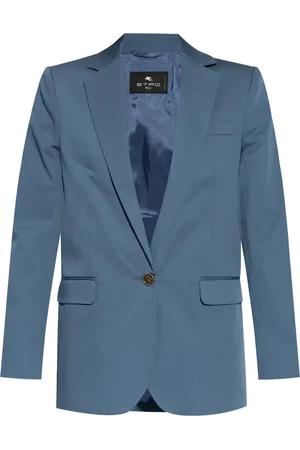 Etro Single-breasted cotton blazer