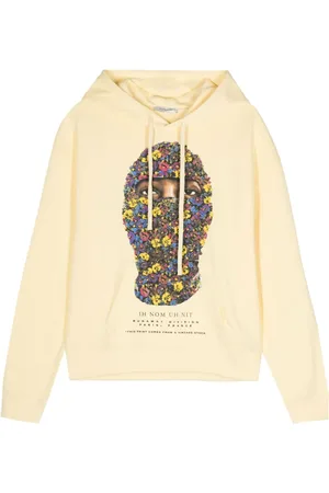 Ih Nom Uh Nit Floral Mask cotton hoodie