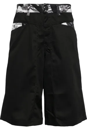 VERSACE Magazine cotton shorts