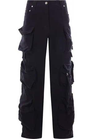 Federico Cina Moleskin mid-rise cargo jeans