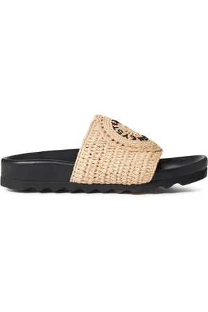 Stella McCartney Elyse raffia slides