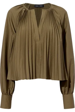 Proenza Schouler Monica pleat-detailing blouse