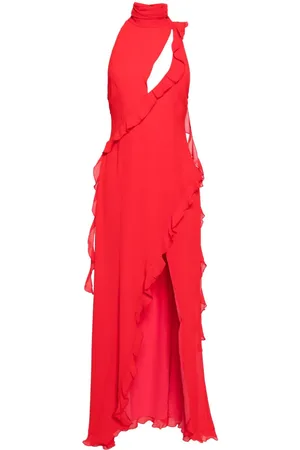 De La Vali Parfait ruffled maxi dress
