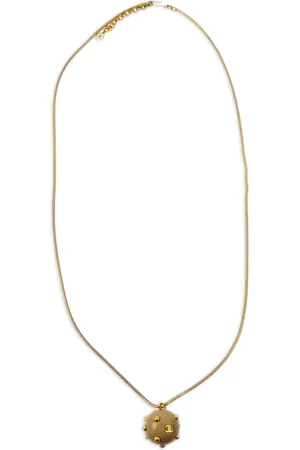 CHANEL 1990-2000 ball pendant necklace