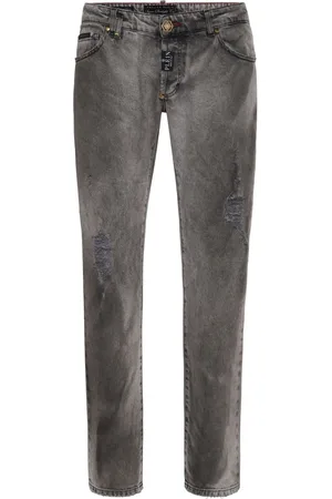 Philipp Plein Low-rise straight-leg jeans