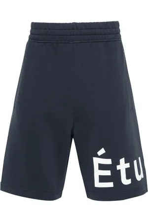 Etudes Tempera logo-print cotton shorts
