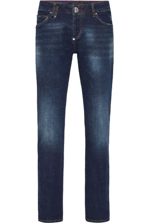 Philipp Plein Low-rise straight-leg jeans