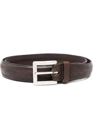 Orciani Laser-cut leather belt