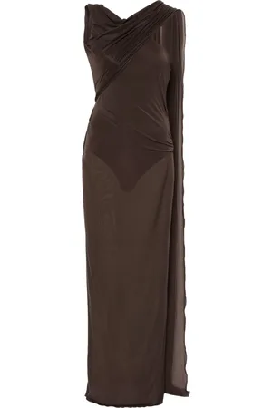 The Attico Halterneck open-back maxi dress