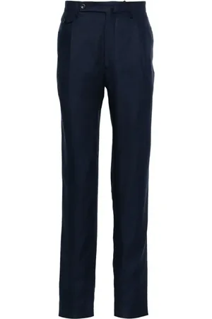 TAGLIATORE Pressed-crease tailored trousers