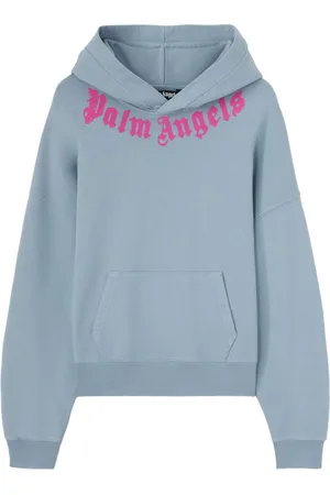Palm Angels Logo-print cotton hoodie