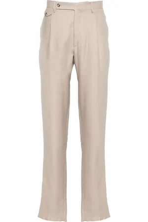 TAGLIATORE Pressed-crease tailored trousers