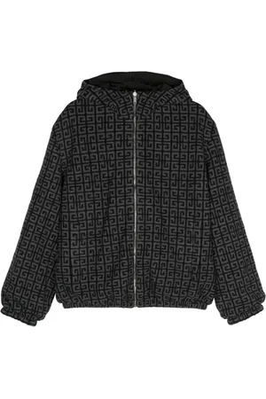 Givenchy 4G-motif wool hooded jacket