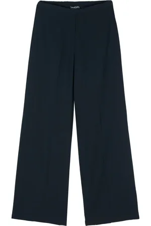 DRHOPE Wide-leg crepe trousers