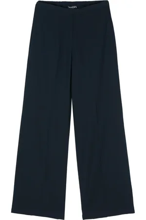 DRHOPE Wide-leg crepe trousers